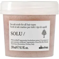 250ml Davines Essential Haircare Solu Sea Salt Scrub Cleanser