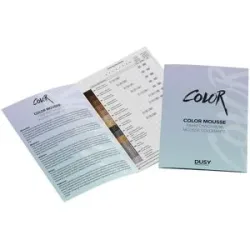 dusy professional Color Mousse Farbkarte gedruckt