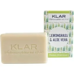 100g KLAR Festes Shampoo Lemongrass & Aloe Vera