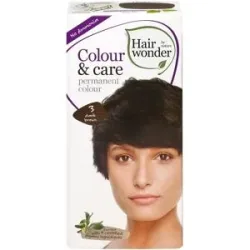 100ml Hairwonder Colour & Care permanent colour 3 dark brown