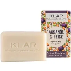 100g KLAR Festes Shampoo Arganöl & Feige