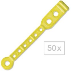 MyBrand Flexofix-Patentgummilaschen Kurz, für Kurzwickler., Pro Packung 50 Stück