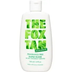 120ml THE FOX TAN Fragrance Free Rapid Tanning Elixir
