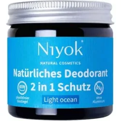 40ml Niyok 2 in 1 anti-transpirante Deocreme - Light ocean