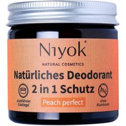 Niyok 2 in 1 anti-transpirante Deocreme - Peach perfect 40 ml