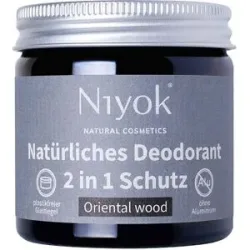 40ml Niyok 2 in 1 anti-transpirante Deocreme - Oriental wood