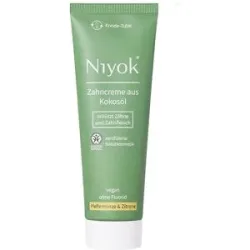 75ml Niyok Zahncreme aus Kokosöl - Pfefferminze & Zitrone