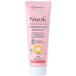 75ml Niyok Zahncreme aus Kokosöl - Erdbeere & Himbeere KIDS