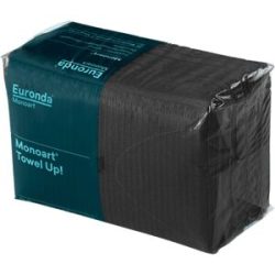 check-up Einmalservietten TOWEL UP Black