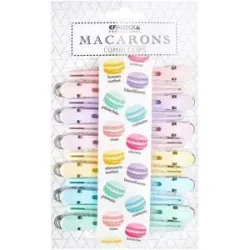 12 Stück Efalock Macarons Combi Abteilclips sortiert pastell