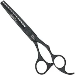 Olivia Garden SilkCut Matt Black Modellierschere