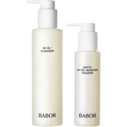 300ml BABOR CLEANSING HY-ÖL Cleanser & Phyto HY-ÖL Booster Calming Set (Cleanser 200ml + Booster 100ml)