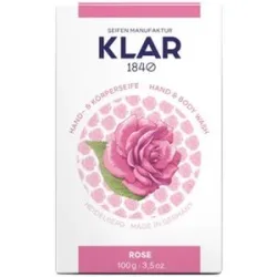 100g KLAR Hand- & Körperseife ROSE