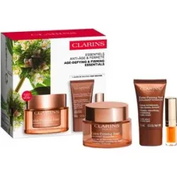 66.4ml CLARINS Age-Defying & Firming Essentials (Day Cream 50ml + Night Cream 15ml + Lip Oil 1,4ml)