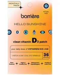 36 Stück barrière HELLO SUNSHINE Vitamin D3 Patch Evil Eye Symbols