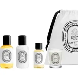 diptyque Belebendes Ritual für den Morgen - Probierset (Duschgel 60ml + Körperlotion 60ml + Oil 30ml + Kerze 35g)