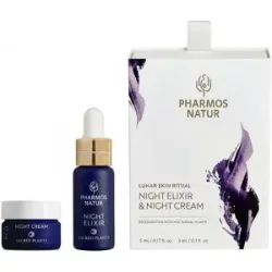 8ml PHARMOS NATUR Lunar Skin Ritual Night Discovery Set (Elixir 5ml + Cream 3ml)