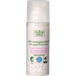 MATAS Natur 24H Gesichtscreme mit Bio-Aloe Vera und Vitamin E 50 ml