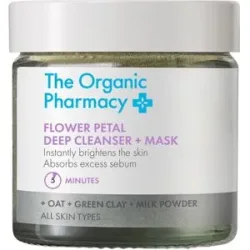 40g The Organic Pharmacy Flower Petal Deep Cleanser & Mask