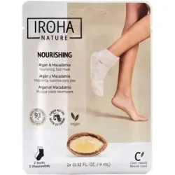 18ml IROHA nature Argan & Macadamia Fußmaske (1 Paar)