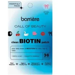 36 Stück barrière CALL OF BEAUTY Biotin Patch Coquette Symbols
