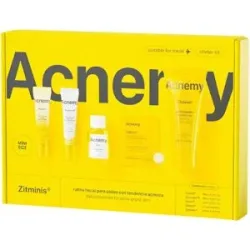 Acnemy ZITMINIS Daily Essentials (Serum 10ml + Creme 10ml + Lotion 15ml + Patch 1x + Gel 60ml)