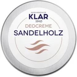 65g KLAR Deocreme Sandelholz