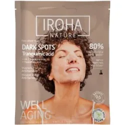 25ml IROHA nature Dark Spots Tranexamic Acid Face Sheet Mask (1 Stück)