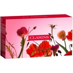79.4ml CLARINS Glow-Boosting Routine (Cream-Mask 75ml + Lip Perfector 1,4ml + Eye Lift 3ml + Tasche)
