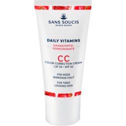 SANS SOUCIS DAILY VITAMINS CC Color Correction Cream LSF 20 Anti-Müdigkeit 30 ml