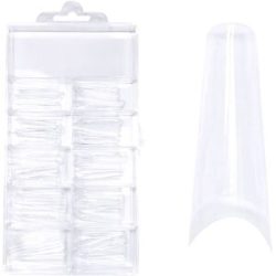 Juliana Nails Tipbox Coffin Clear, 100 Stück