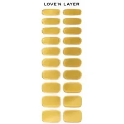 Love'n Layer Metallic Shiny Gold Nail Sticker (20 Stück)