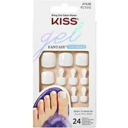 Kiss Gel Fantasy Toenails This is Classic (24 Stück)