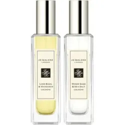 60ml JO MALONE LONDON Wood Sage & Sea Salt - Lime Basil & Mandarin Duo Cologne (2 x 30ml)