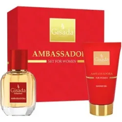 150ml Gisada Ambassadora For Women Set (EdP 50ml + Shower Gel 100ml)