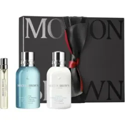 207.5ml MOLTON BROWN Coastal Cypress & Sea Fennel Scent Layering-Set (Shower Gel 100ml + Lotion 100ml + EdP 7,5ml)
