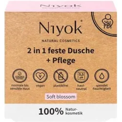 80g Niyok 2 in 1 feste Dusche + Pflege - Soft blossom