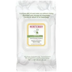30 Stück Burt´s Bees Sensitive Facial Cleansing Towelettes