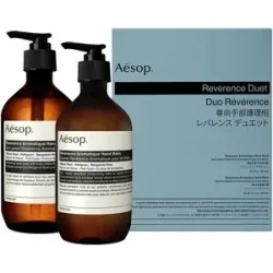 1L Aesop Reverence Duet (Hand Wash 500ml + Hand Balm 500ml)