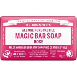 140g DR. BRONNER'S MAGIC BAR SOAP Rose