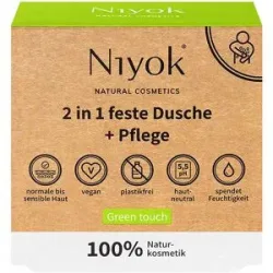 80g Niyok 2 in 1 feste Dusche + Pflege - Green touch