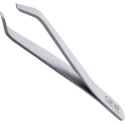 Canal Haarpinzette Spitze in Klauenform, satin, rostfrei, 9 cm