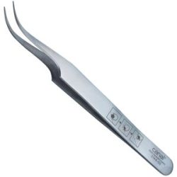 Canal Zeckenpinzette für Menschen rostfrei, 12 cm
