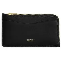 COACH Kartenetui NEW YORK schwarz Damen