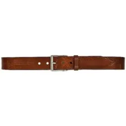 CONDOR Ledergürtel braun   90 Herren