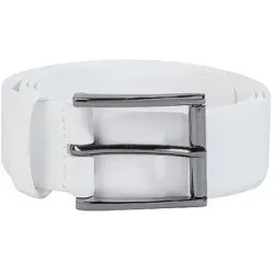 CONDOR Ledergürtel HAKA weiss   115 herren