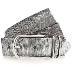 B.BELT Ledergürtel CUNO grau   75 Damen