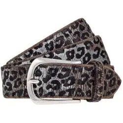 B.BELT Ledergürtel grau   90 damen