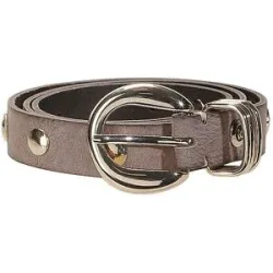 B.BELT Ledergürtel  grau   95 damen