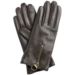 BARBOUR Lederhandschuhe ARLENE braun   S Damen
